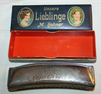 Hohner Unsere Lieblinge 32 Hole Harmonica in original box made in