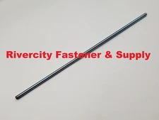 (1) M7-1.0 or 7mm or M7 or 7 millimeter Coarse thread threaded rod 13" long