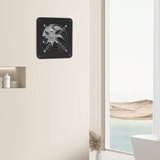 7" Super Quite Wall Exhaust Fan Bathroom Kitchen Garage Ventilation Vent Black