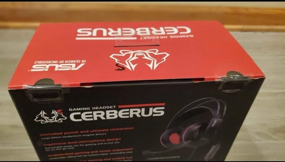 NEW ASUS Gaming Headset Wired Headphone Cerberus Black - Sealed Box - Image 2 of 4