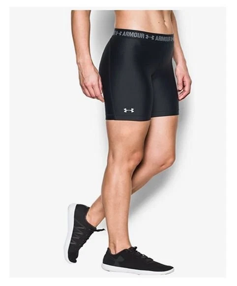 Under armour women's hotsell heatgear long shorts