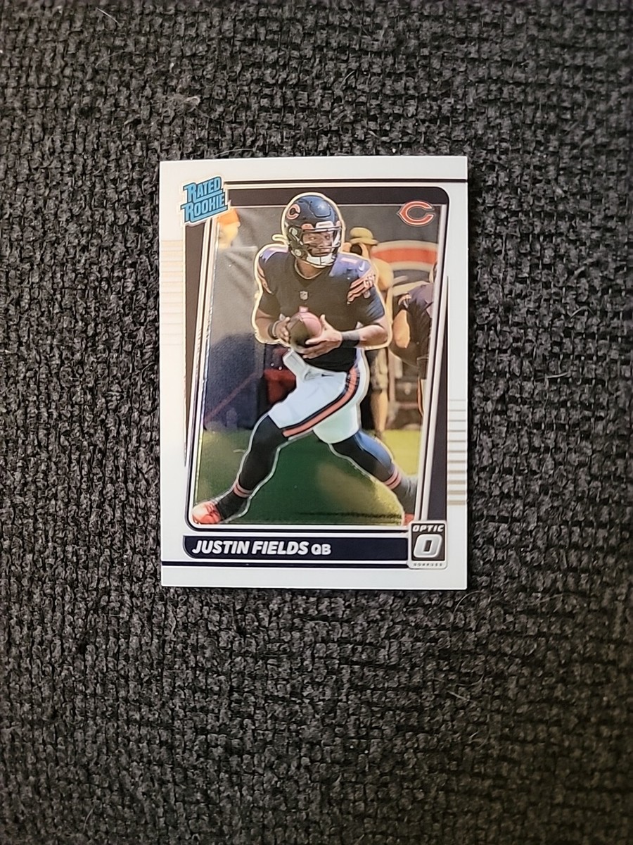 2021 Donruss Optic Football Justin Fields Rookie Card #204