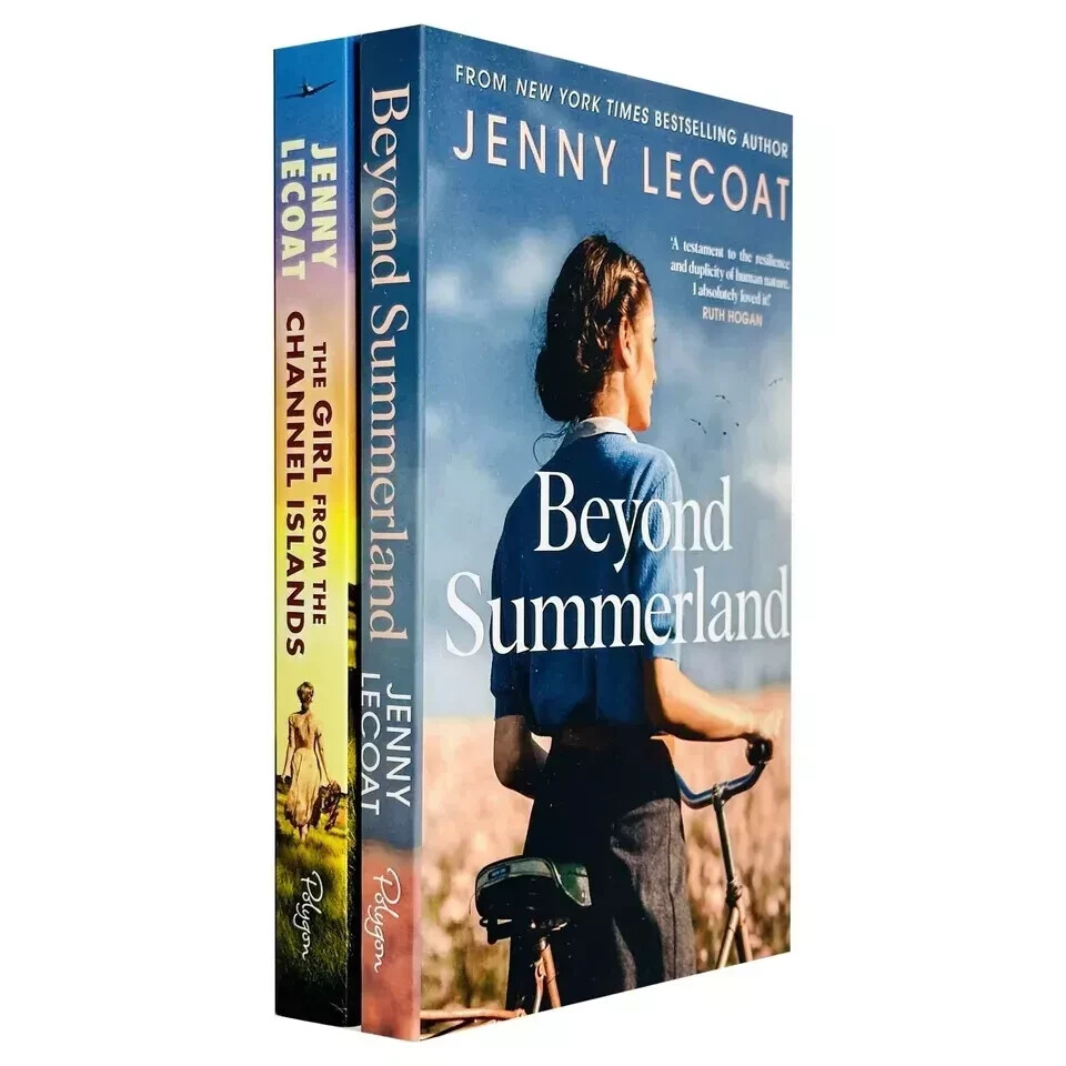 Jenny Lecoat 2 Books Collection Set Beyond Girl From Channel Islands, Summerland