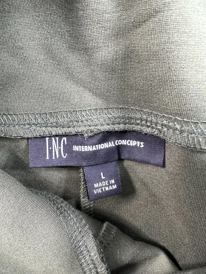 Calça Ponte International Concepts Feminina Tamanho Grande Verde Elástica Nova - Imagem 3 de 4