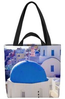Santorini Tasche Griechenland Urlaub Insel Blaue DäCher Reise Meer Baden