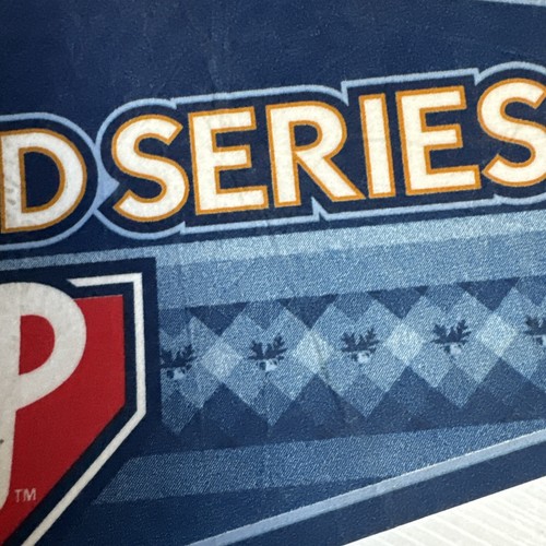 2009 World Series Pennant New York Yankees vs Philadelphia Phillies WinCraft - Picture 10 of 15