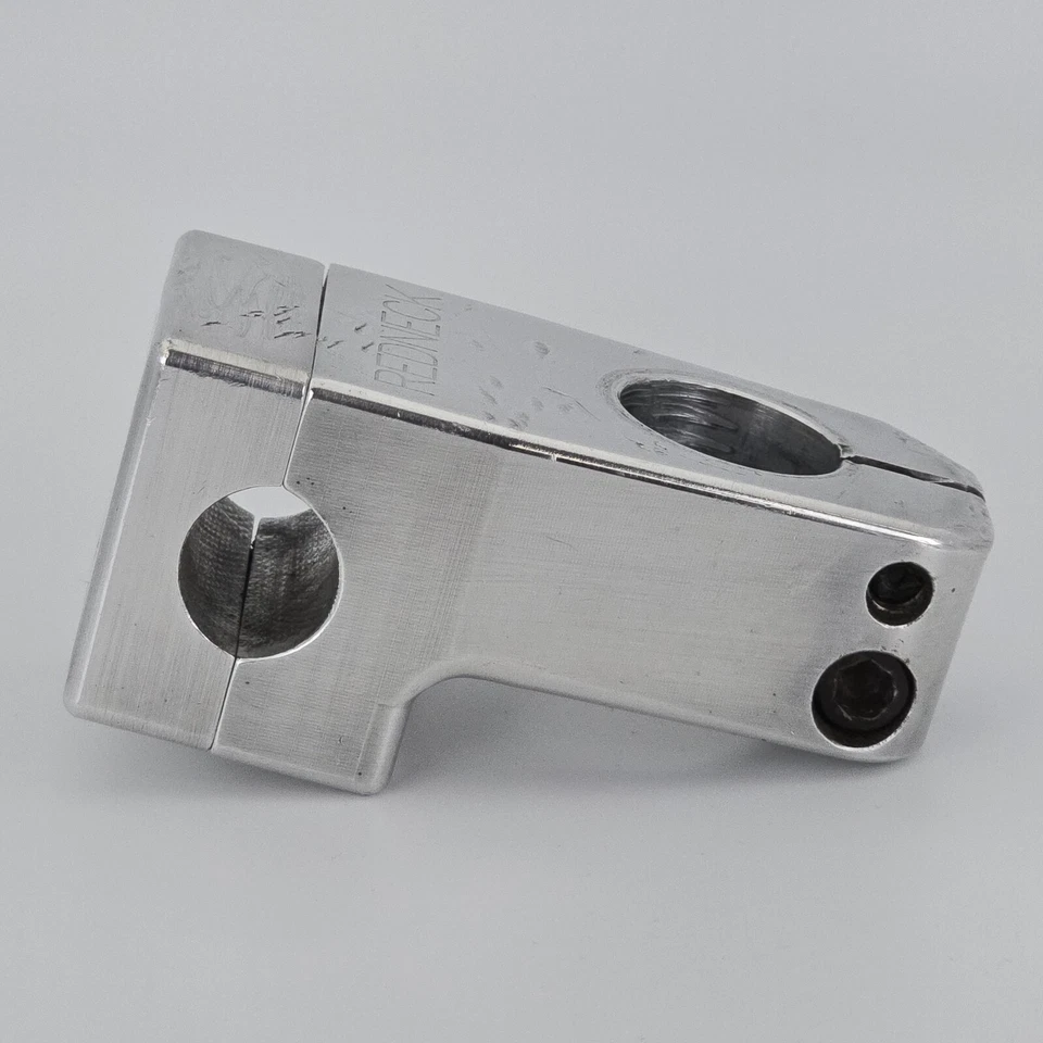 S&M RedNeck Threadless Stem 1 1/8 in Old School BMX Mid School Silver Vintage - Image 3 of 4