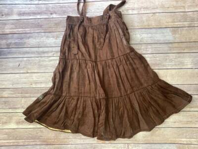 westside brown dress Matilda Jane sz 8 Yama + Coca Silk Knot Vintage B9 Size:21-21.5-36-37 or earth regular_priced Cinderella Dress for 18
