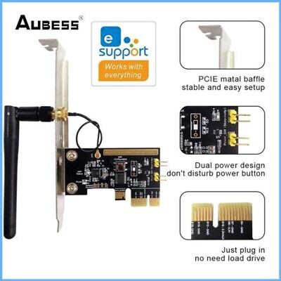 Aubess Ewelink Wifi Smart Computer Remote Boot Card PC Startup Card Telecommutin