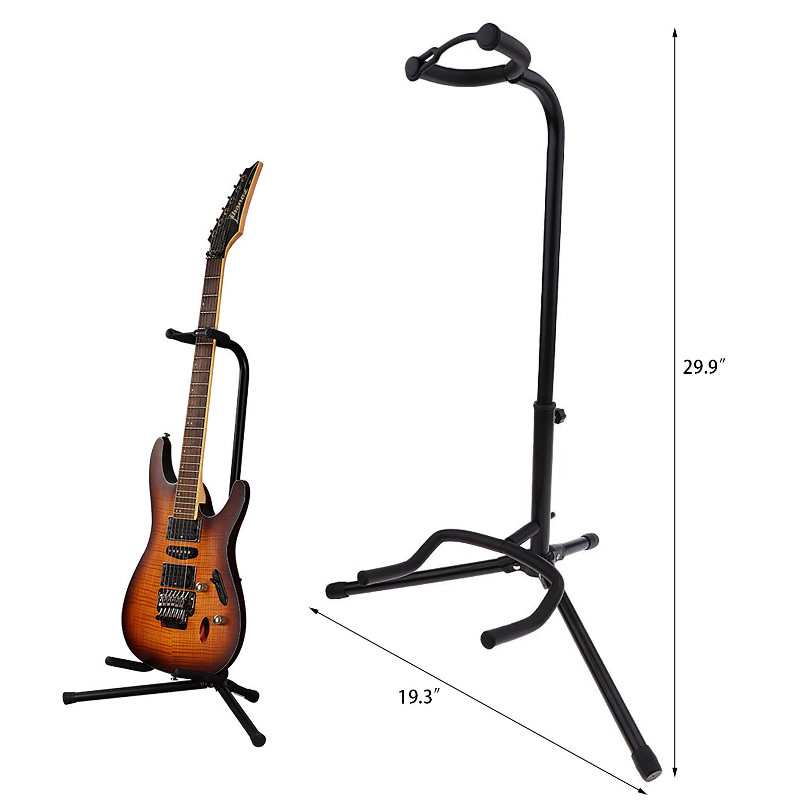 Musician's Gear Electric Acoustic Bass Guitar Stand Foldable Floor Rack