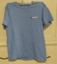 Magellan Outdoors T-Shirt Men's Size Medium Short Sleeve Graphic Blue