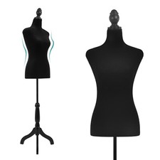 Mannequin Body Dress Form Torso Female Manikin 49.6-63.4 Inch Height Adjustable