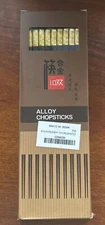 12 Pairs Alloy Chopsticks