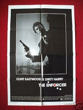 THE ENFORCER * 1976 ORIGINAL MOVIE POSTER 1SH CLINT EASTWOOD IS DIRTY HARRY NM+