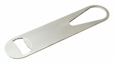 Bar Blade Bottle Opener With V Pourer Remover Heavy Duty 7" Stainless Steel 