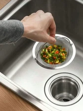 Stainless Steel Bathtub Hair Catcher - Shower Drain Stopper & Sink Strainer, NEW