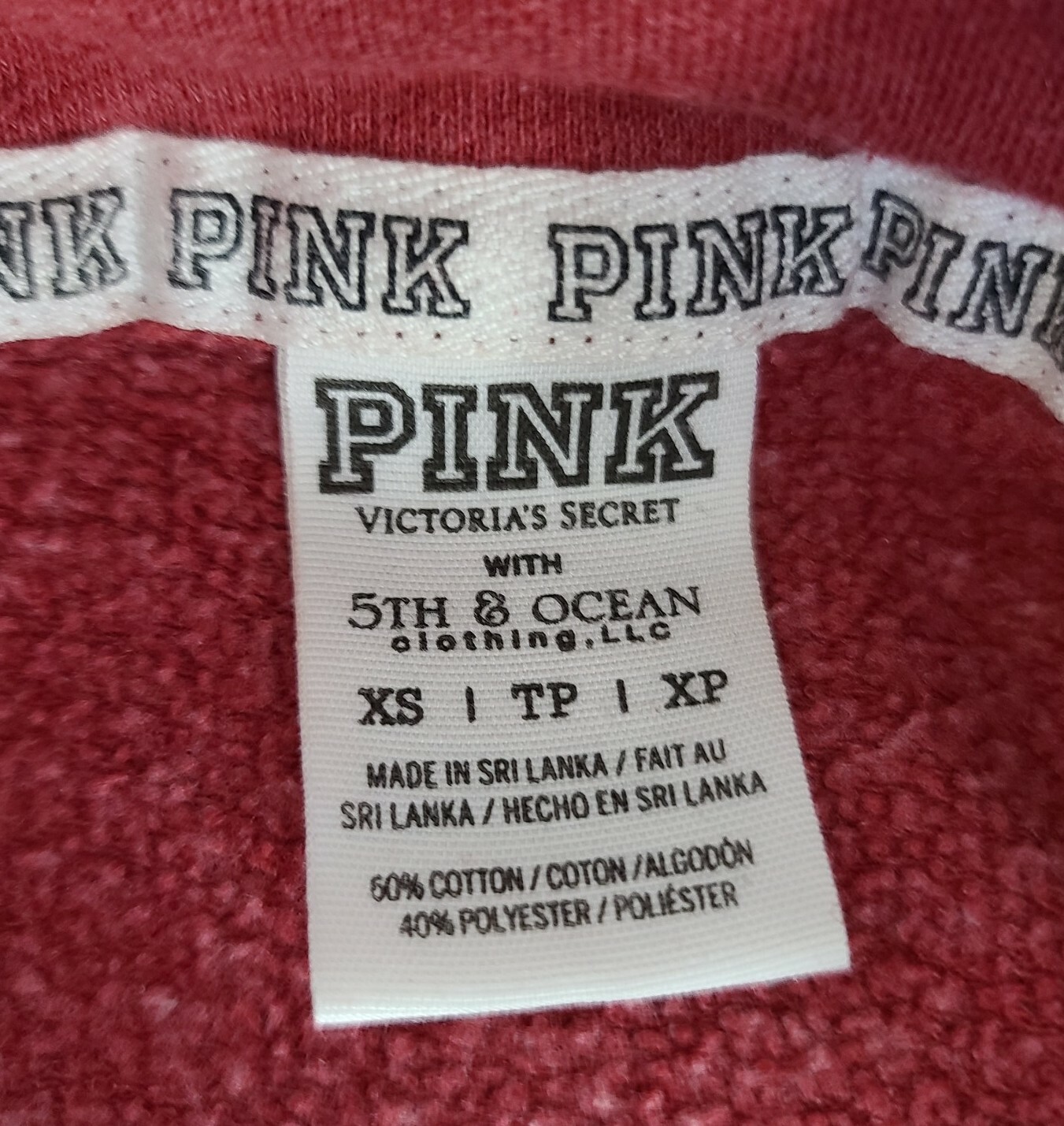 Victorias Secret PINK 5th Ocean Indiana hoosiers quar… Gem