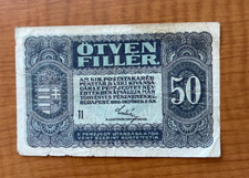 1920 Hungary 50 Filler - World Currency