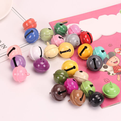 20Pcs Xmas Colorful Bell DIY Jewelry Making Keychain Christmas Tree Bell Pendant - Picture 1 of 34