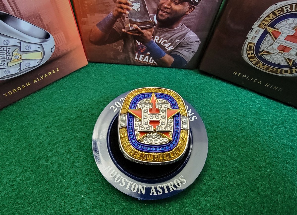 Houston Astros SGA Yordan Alvarez 2021 ALCS Replica Champion