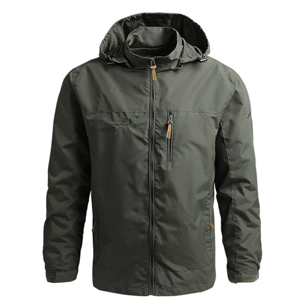 Men Hiking Jacket Windproof Outdoor Sports Camping Fishing Hike Outdoor Coat