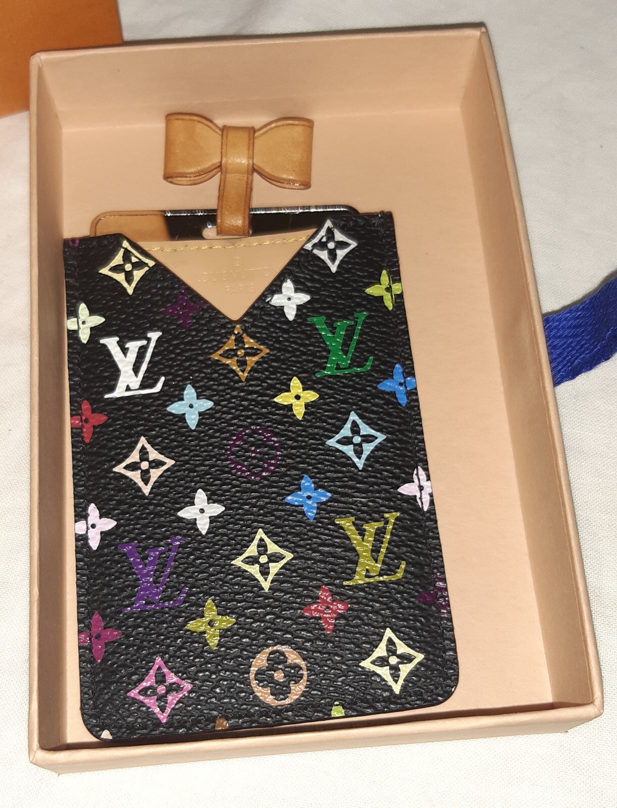 LOUIS VUITTON - MULTI-COLOUR MONOGRAM CARDHOLDER AND MIRROR