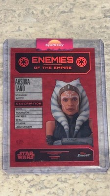 Ashoka Tango enemies of the empire 4/5 Red SSP case hit topps Star Wars Finest
