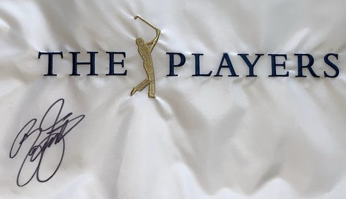 Bandiera Rickie Fowler firmata Players Championship Sawgrass golf pga beckett coa - Foto 3 di 12