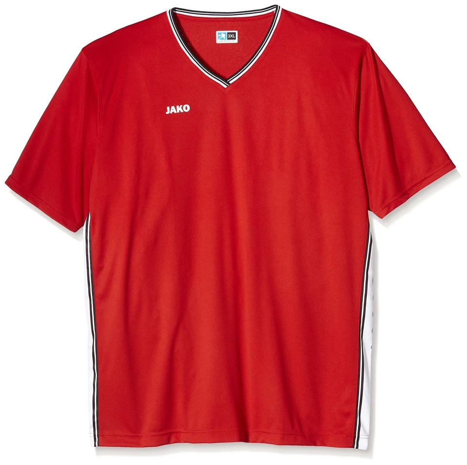 JAKO Herren ShootingT-Shirt Kurzarmshirt Oberteil Center, rot/weiß, M - Bild 1 von 1
