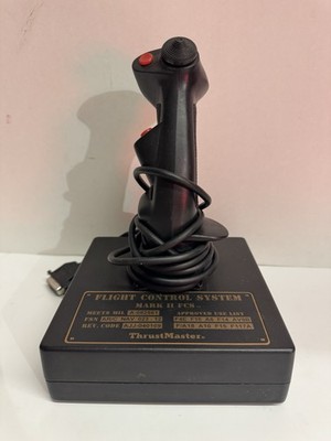 ThrustMaster Flight Control System Mark II FCS PC Simulation Joystick - WORKS!