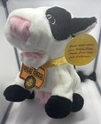 RBI Ron Banafato Cheese Comes From Happy Cows Real Plush Cow Puppet Janice  — photo 1