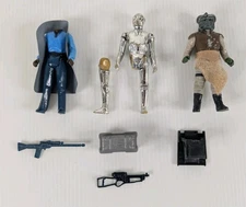Vintage Kenner Star Wars Parts / Pieces Lot - Weapons, Parts, Some Broken As Is