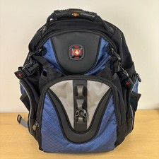 Swiss Gear Wenger Laptop Backpack Fits 16" Business Pro Blue Gray