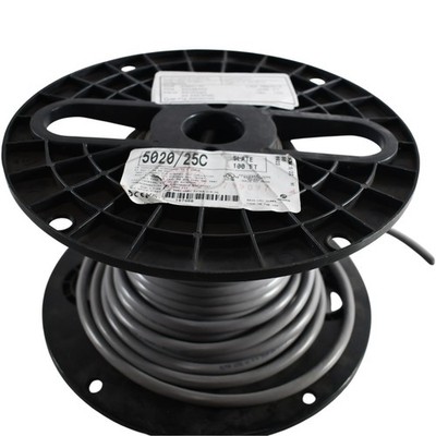 Alpha Wire 5020/25C 24 AWG 25 Conductor Xtra-Guard 1 Cable Slate