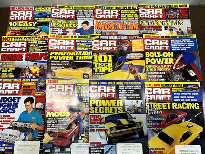 CAR CRAFT Do-It-Yourself Street Performance Magazine 1996 Complete 12-Issues