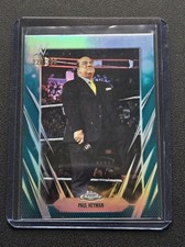 2026 Topps Chrome WWE Wrestling #44 PAUL HEYMAN Teal Refractor /299