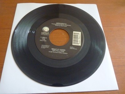 Aerosmith USA heavy rock 7'' What It Takes plays VG/VG+ Monkey On My Back