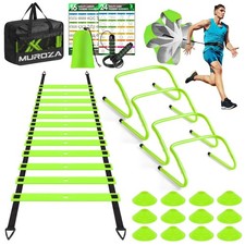 Agility Ladder, Agility Speed Training Equipment Set, 20ft Speed Ladder, 12 S...