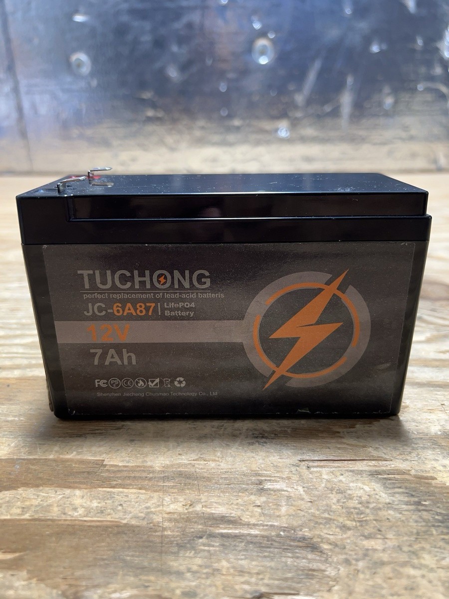 Upgrade LiFePO4 12V 7Ah Lithium Battery Rechargeable Fast