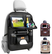 Auto Rücksitz Organizer Kickmatte Rückenlehnenschutz mit Tisch Kinder KFZ NFde®