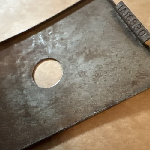 CHEVROLET APACHE TRUCK RADIO DELETE PLATE USED 1956 1957 1958 1959 Chevy |A|6830 - Picture 7 of 8