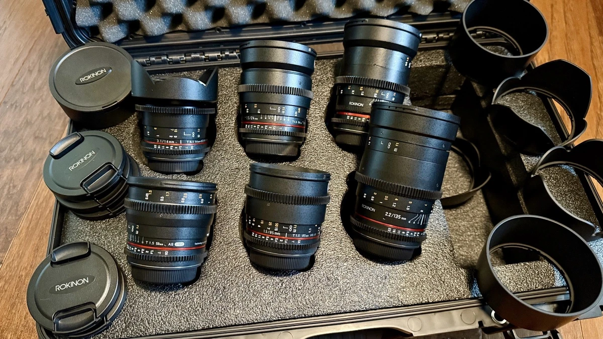 ROKINON Cine Len Camera Lenses for sale - eBay