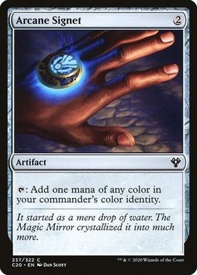 Magic/MTG Arcane Signet C20-237 Common Englisch NM