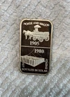 1980 Coca Cola Jackson Tennessee World Wide Mint 1 oz .999 Fine Silver Bar