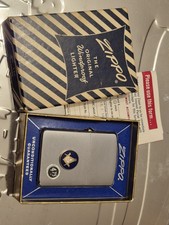 Rare Vintage Zippo Lighter 1961 Masonic Image Unused In Original Box