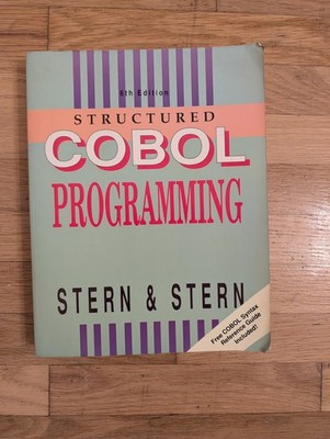 Structured Cobol Programming - paperback Stern & Stern 6th edition