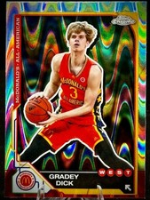 2025 Topps Chrome McDonalds - Gradey Dick #97 - RayWave Refractor (RC)