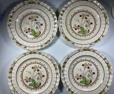Vintage Copeland Spode Cowslip 10 1/4” Dinner Plates Older Back Stamp