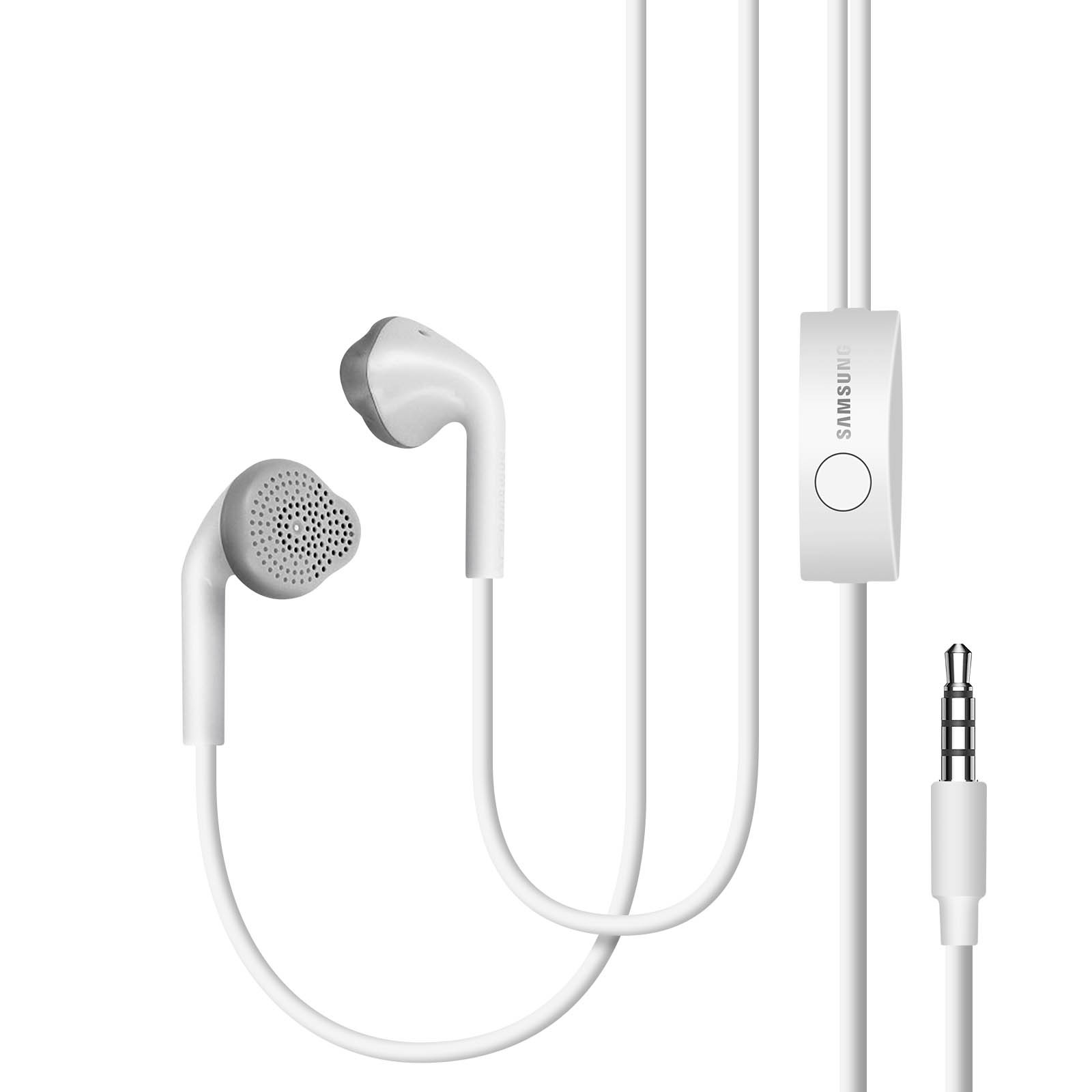 Écouteurs avec fil Samsung jack 3.5mm pour écouter la musique en voyage et train