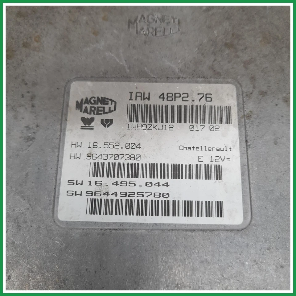 Centralina Iniezione Magneti Marelli IAW48P2.76 Peugeot 206 SW9644925780 1998 20 - Immagine 2 di 4